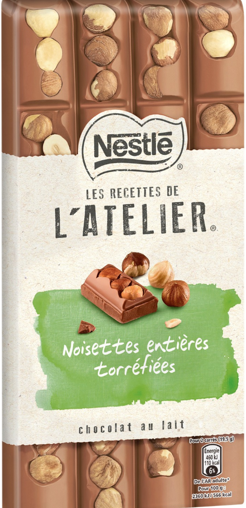 Barre chocolatée au lait et noisettes COTE D'OR : La barre de 45 g à Prix  Carrefour